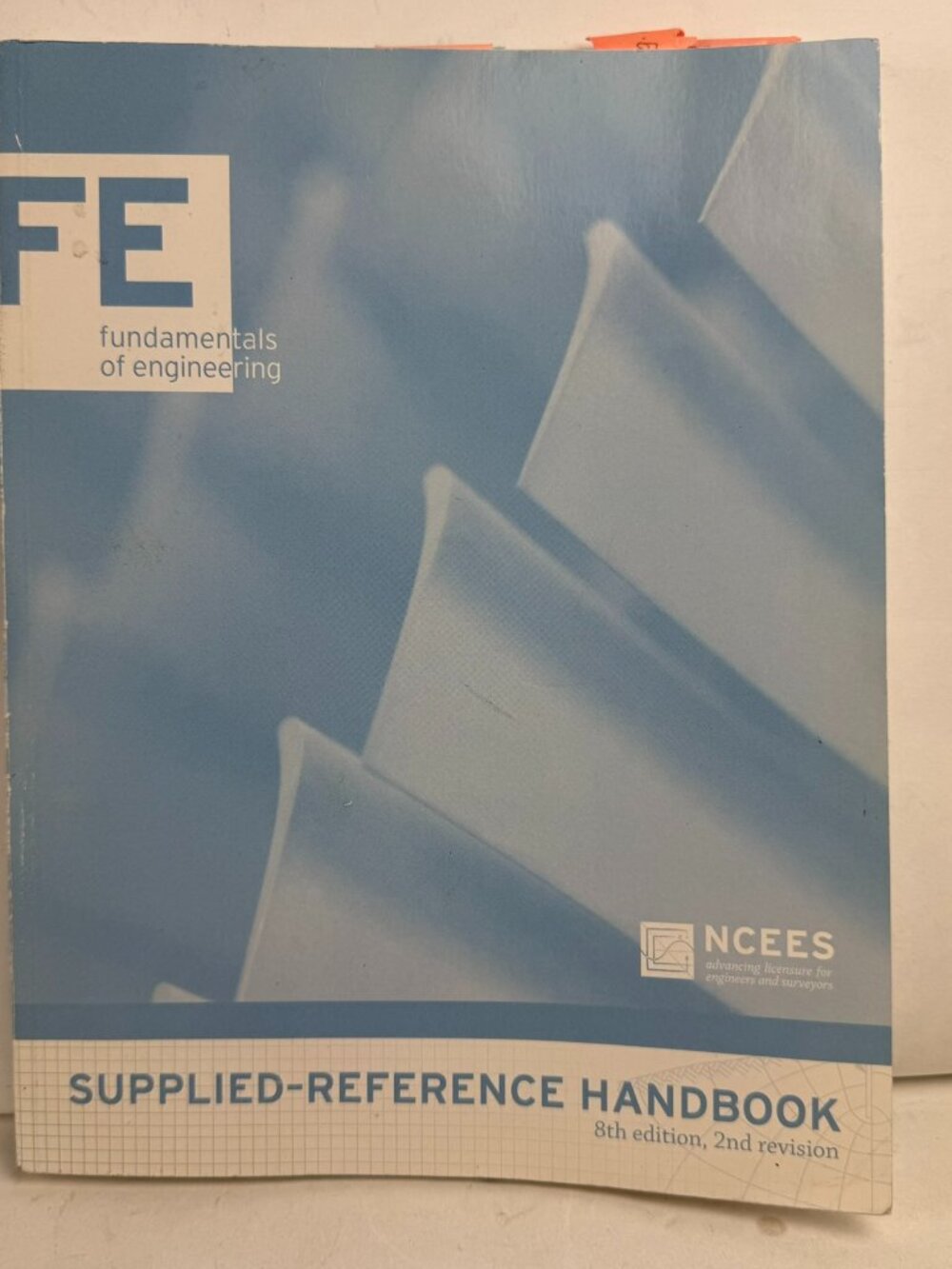 NCEES FE Supplied-Reference Handbook 8th Edition ISBN 978-1-932613-59-9
